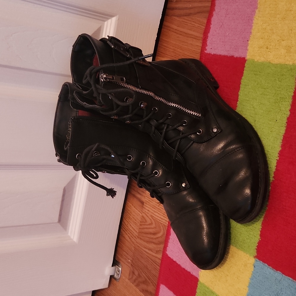 Black Combat Boots
